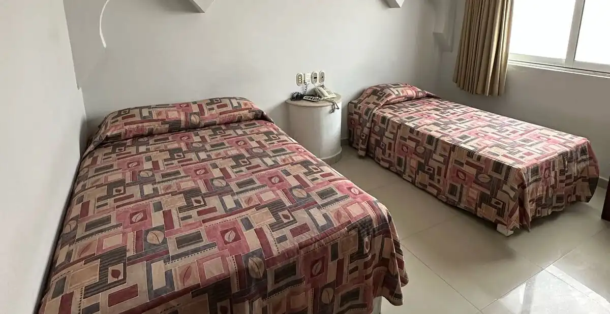 Double Room - 1 Single Bed and 1 Double Bed